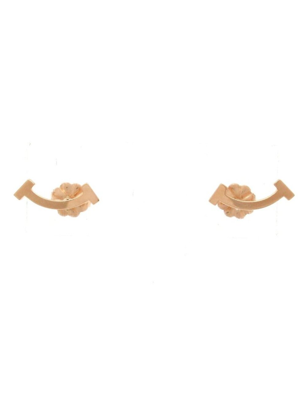 Tiffany & Co Earrings T Smile 18k Pink Gold